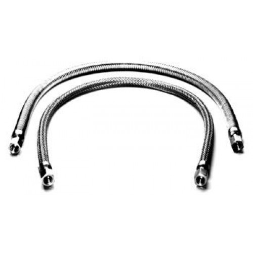 Straight or Curve 0,5-1m, 1" 3/4" Flexible Hose Tank Hose Stainless Steel 