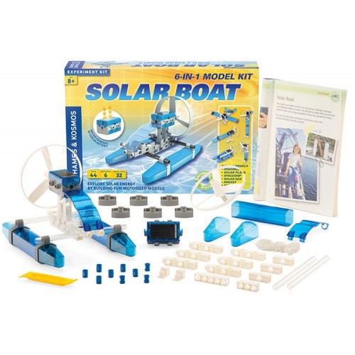 Solar Boat Toy Kit Propeller Motor Watercraft DIY Model Hobby Learning School 