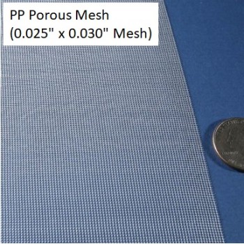 Polypropylene (PP) Porous Mesh - 30.5 x 30.5cm